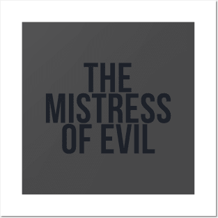 THE MISTRESS OF EVIL Posters and Art